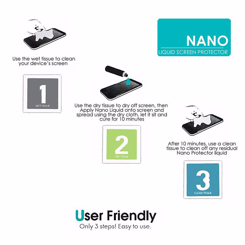 Protector de Pantalla Liquido Nano-Tech Invisible Universal